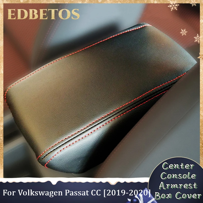 

For Volkswagen VW Passat CC 2019 2020 Car Centre Armrest Mat Auto Armrests Cushion Storage Box Cover Mats Arm Rest Protector Pad