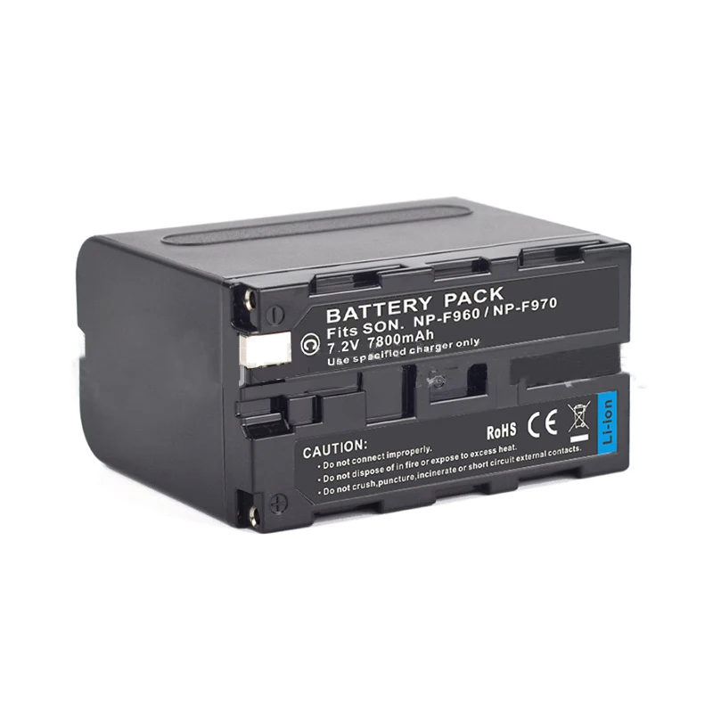 7800 мАч NP F960 F970 Аккумулятор для камеры Сменный аккумулятор цифровой sony NPF970 NPF960