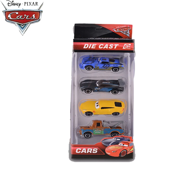 Pixar Cars 2 3 портативная детская игрушечная машинка для парка модель Lightning McQueen сплав вагон мальчик собранная евродационная игрушка - Цвет: 2