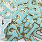 Нашивки с буквами синели Gritt, полотенце, вышивка, радужные цвета, буквы, наклейки для шитья, I Love You, брендовая одежда, аксессуары сделай сам