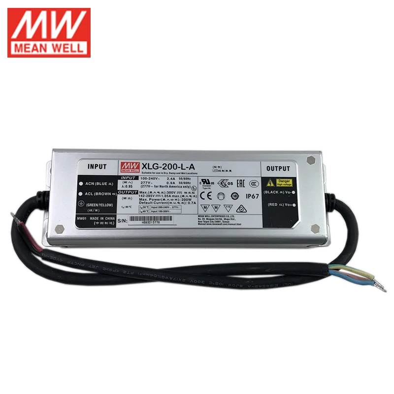 Светодиодный драйвер MEAN WELL светодиодный Регулируемый импульсный источник