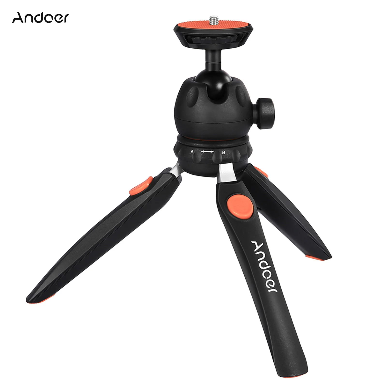 Andoer H20 мини настольный штатив с шаровой головкой Портативный складной для