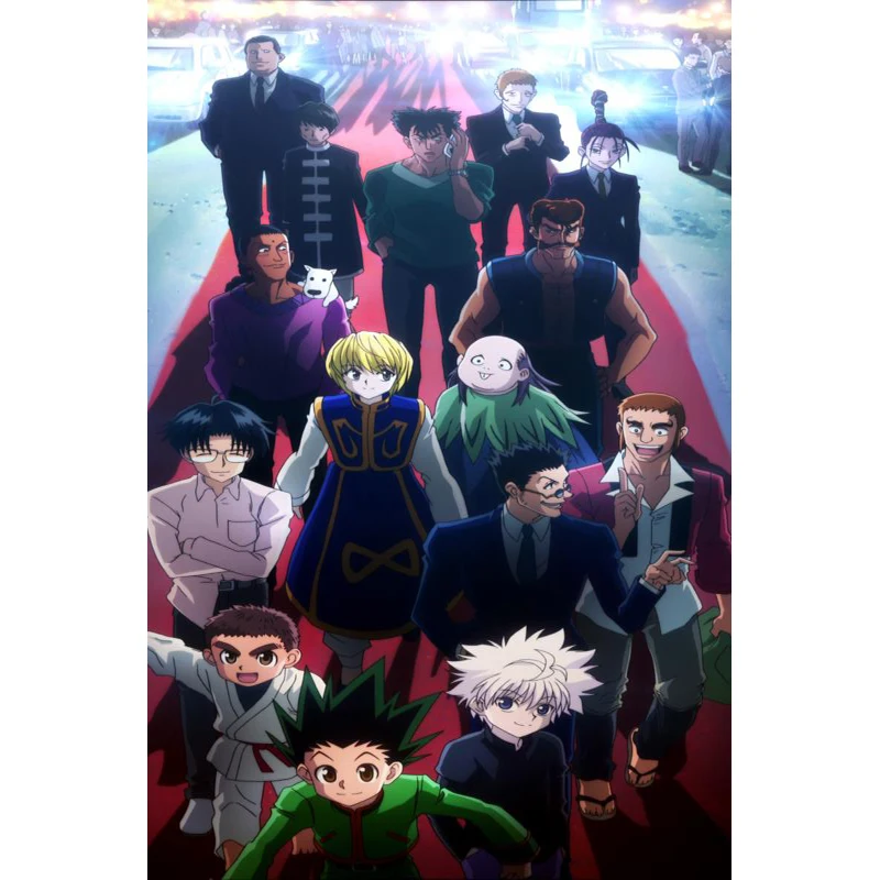 Хорошая HUNTER×HUNTER аниме постер из шелковой ткани Wall Art печати плакатов картина