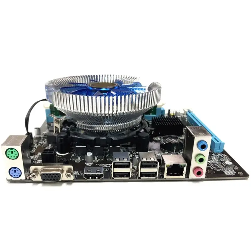 1 комплект HM55 компьютерная материнская плата I3 I5 Lga 1156 4G вентилятор памяти