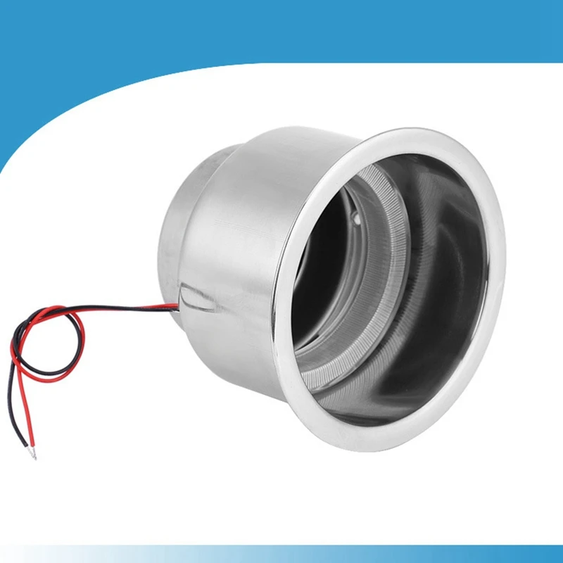 

4Pack Recessed Stainless Steel Cup Drink Bottle Holder with Drain Marine for Boat Rv Camper Car Truck