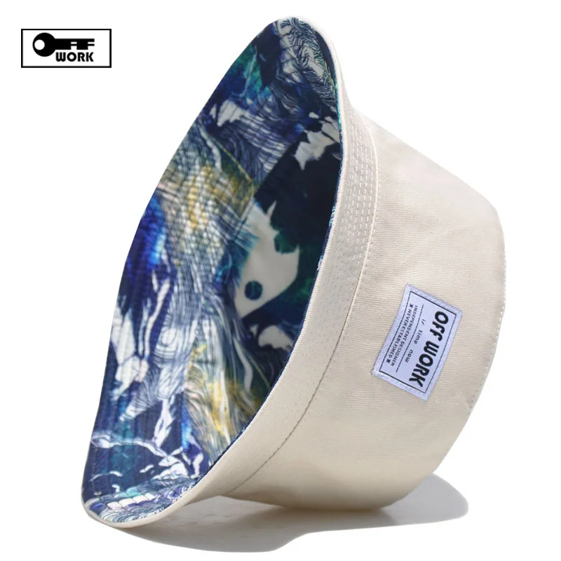 

2021 trendy male trendy female ins hip-hop fall/winter double-sided can wear fisherman hat basin hat simple fashion wild