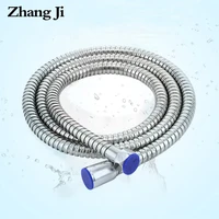 zhangji 1 52 meters flexible stainless steel shower hose handheld shower pipe durable brass bathroom accessories plumbing hose