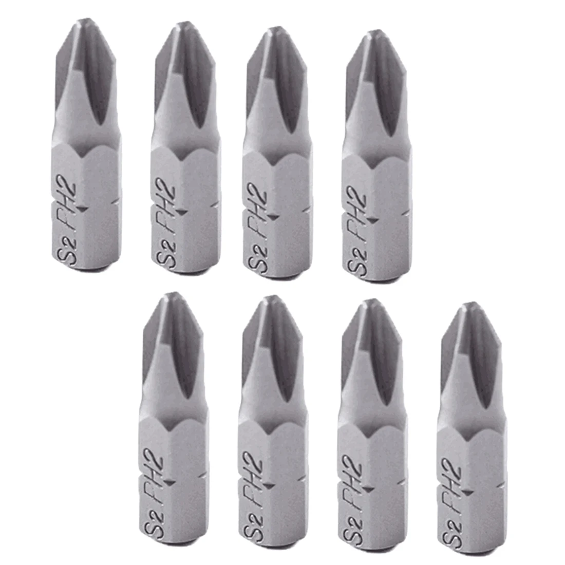 

10 . 1/4 " PH2 Philips Bits 25