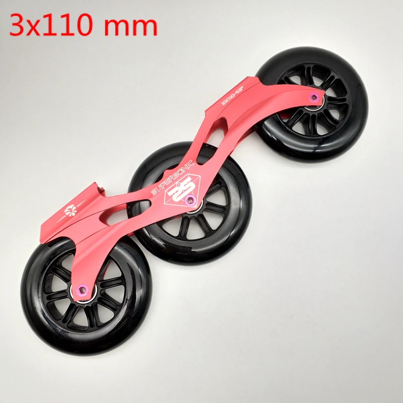 Бесплатная доставка рама для скоростного конька 3x110 мм коньков Летающая 110 мм|frame