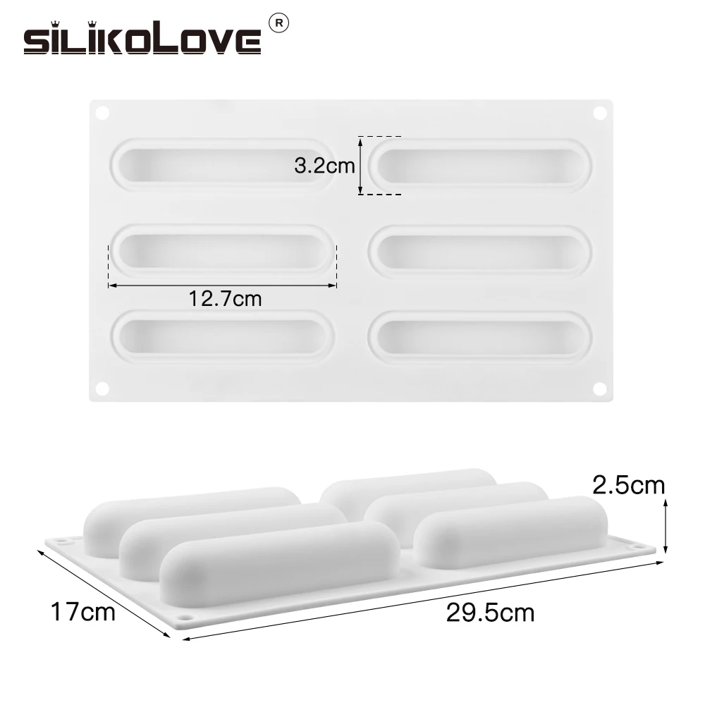 Силиконовые 3D Формочки SILIKOLOVE для мусса торта выпечки французские десертные