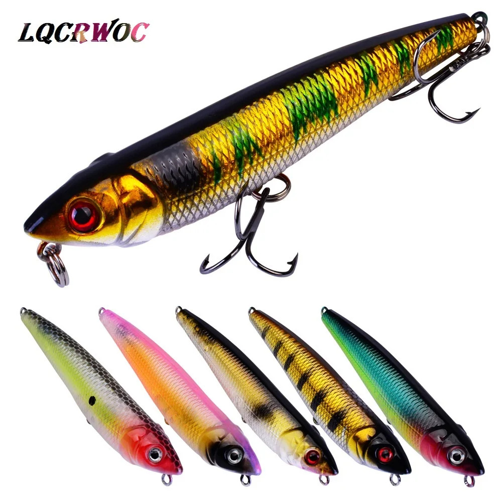 Рыболовная приманка карандаш 91 мм 10 г искусственные объемные глаза|Наживки для