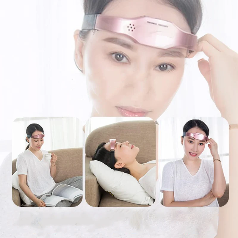 

Electric Head Massager Sleep Monitor Release Stress Anxiety Relieve Headache Relief Hypnotic Apparatus