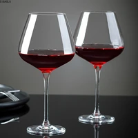 originality transparent glass burgundy wine cup classic european and american style bar restaurant winery best friends gifts