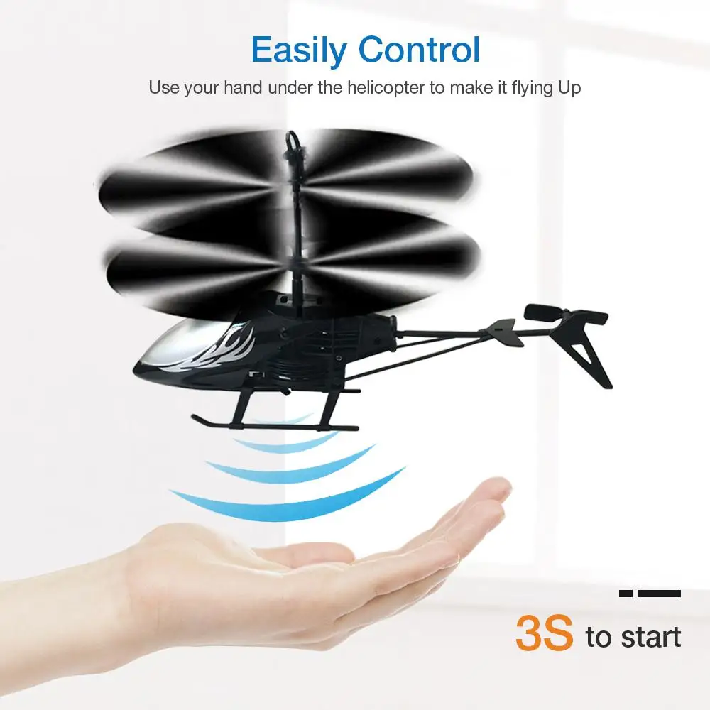 Светодиодный вертолет игрушки с перезаряжаемым инфракрасным Индукционным