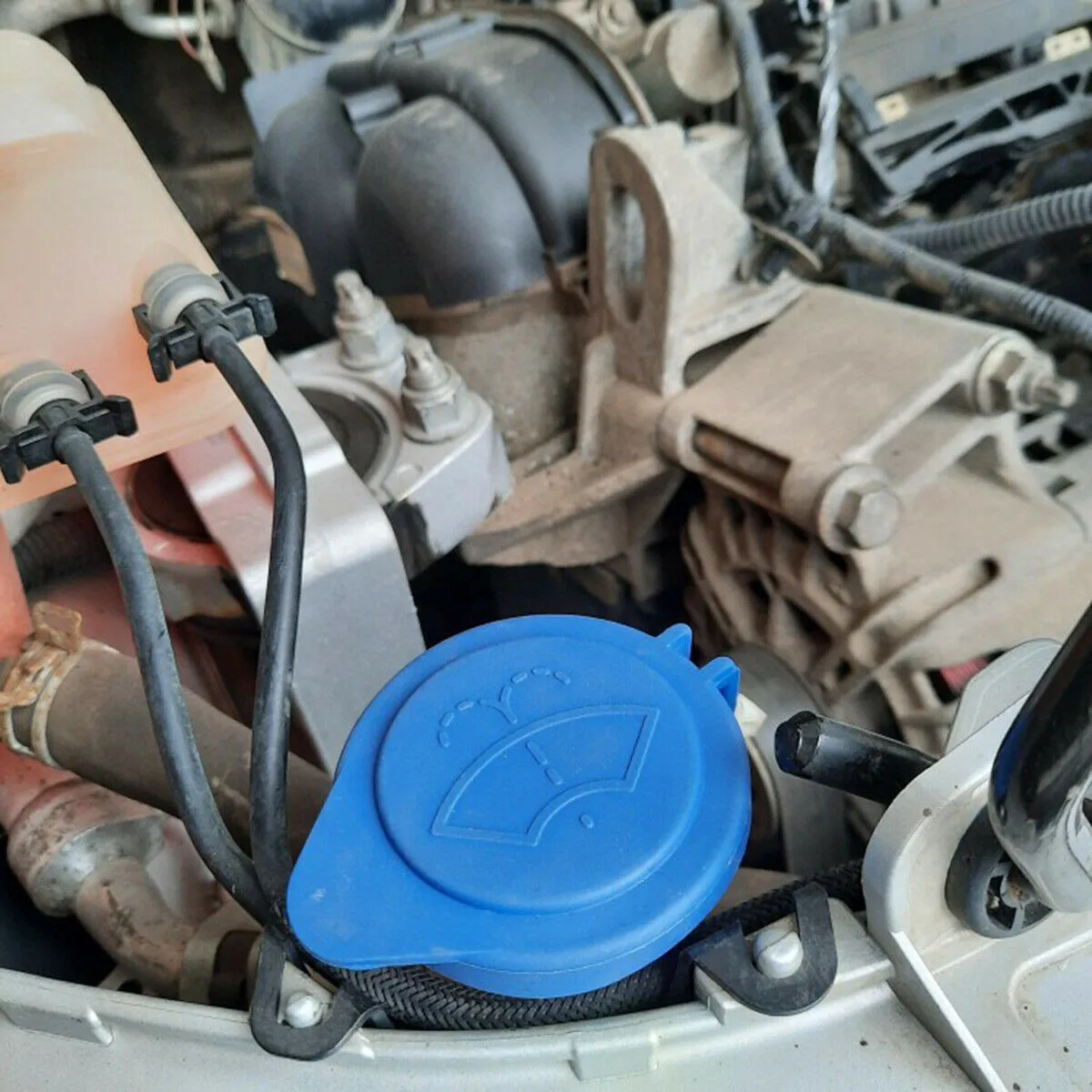 

ABS Reservoir Bottle Cap Blue Car Cover Windshield Wiper 2011-2015 Lid