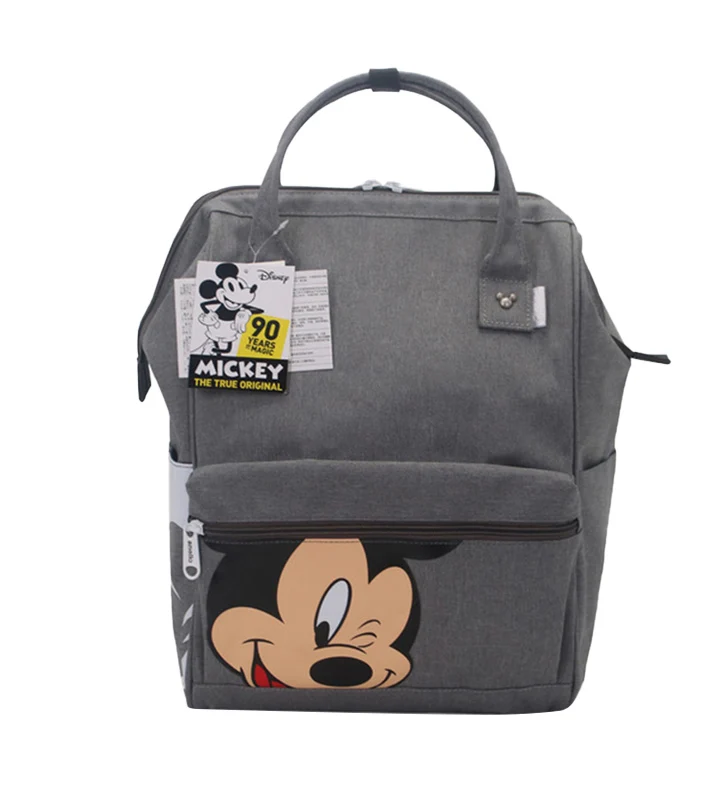 Сумка для подгузников disney, рюкзак, детские сумки для мам, мокрая сумка, модный органайзер для подгузников для мам, органайзер для подгузников с Микки Маусом, дорожная коляска - Цвет: 1