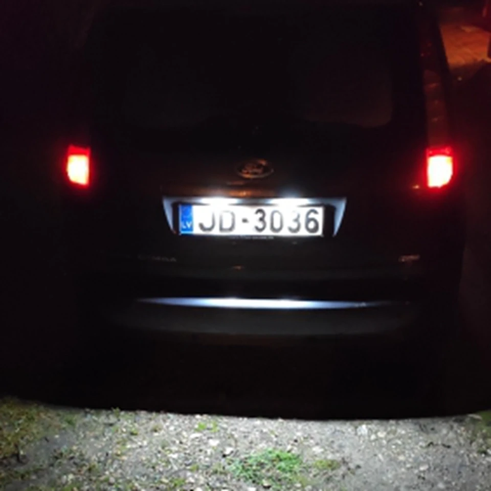 

2Pcs 12V Car 24LED License Number Plate Light Lamp Fit For Ford Focus C-MAX(03-) MK2(03-08)