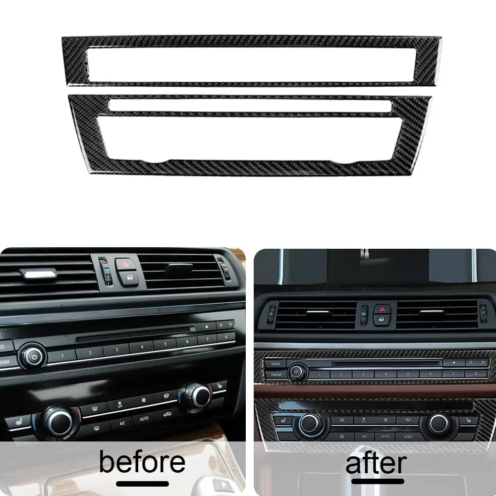 

Car CD Control Panel Trim Cover Interior Sticker for BMW 5 Series F10 11-17