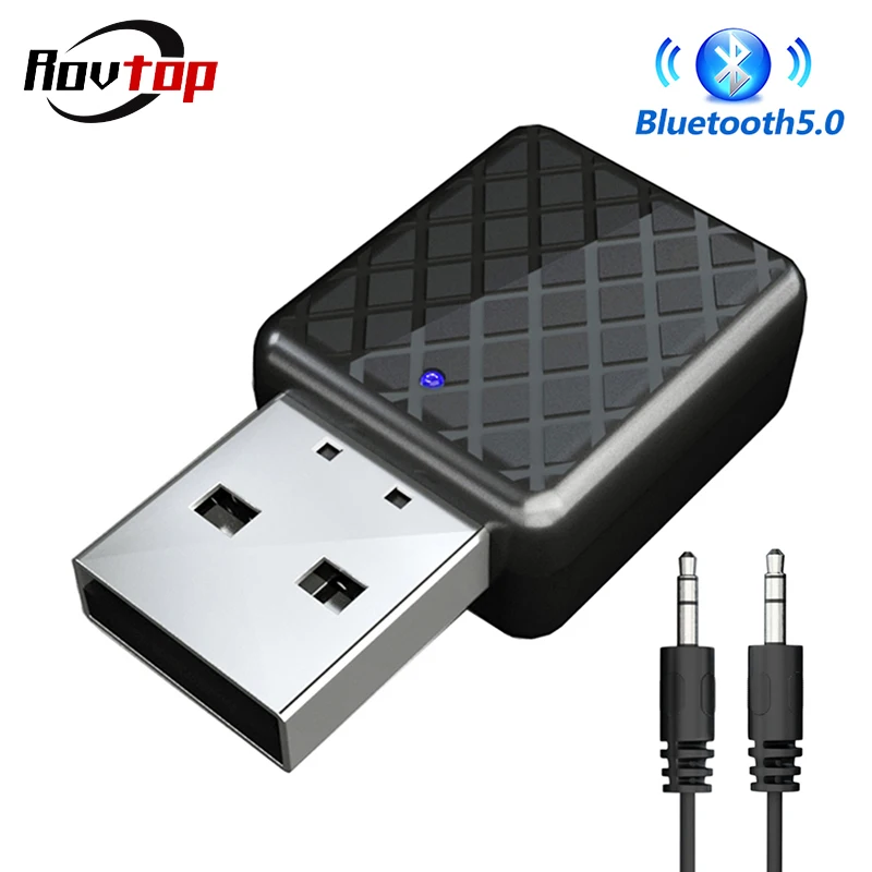 

2 в 1 Bluetooth 5,0 беспроводной адаптер, приемник передатчика 3,5 мм стерео аудио Bluetooth автомобильный комплект для наушников динамик Z4