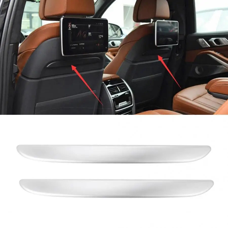 2 шт. ABS хромированные автомобильные декоративные полоски для переднего ряда
