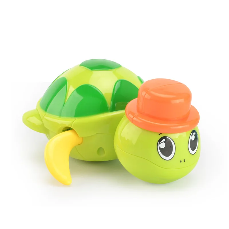 green tortoise-TJ219 1 шт. игрушки для купания в бассейне, Развивающие Игрушки для ванны для младенцев, детей, малышей, утка, крокодил, водяная игрушка - Цвет: green tortoise-TJ219