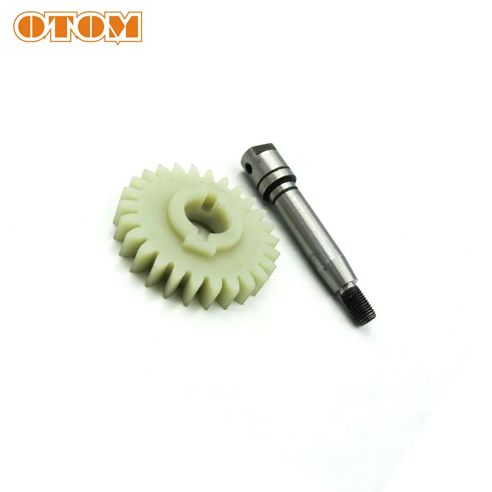 otom for honda water pump impeller gear motorcycle dirt bike engine part water cooled water pump shaft for ax 1 ax1 nx250 nx 250 free global shipping