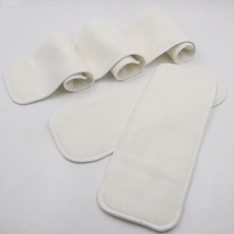 Pororo-inserto de c&aacute;&ntilde;amo org&aacute;nico de 4 capas para pa&ntilde;ales de tela reutilizables, insertos de pa&ntilde;ales de c&aacute;&ntilde;amo s&uacute;per absorbentes para pa&ntilde;ales de beb&eacute;, novedad-1