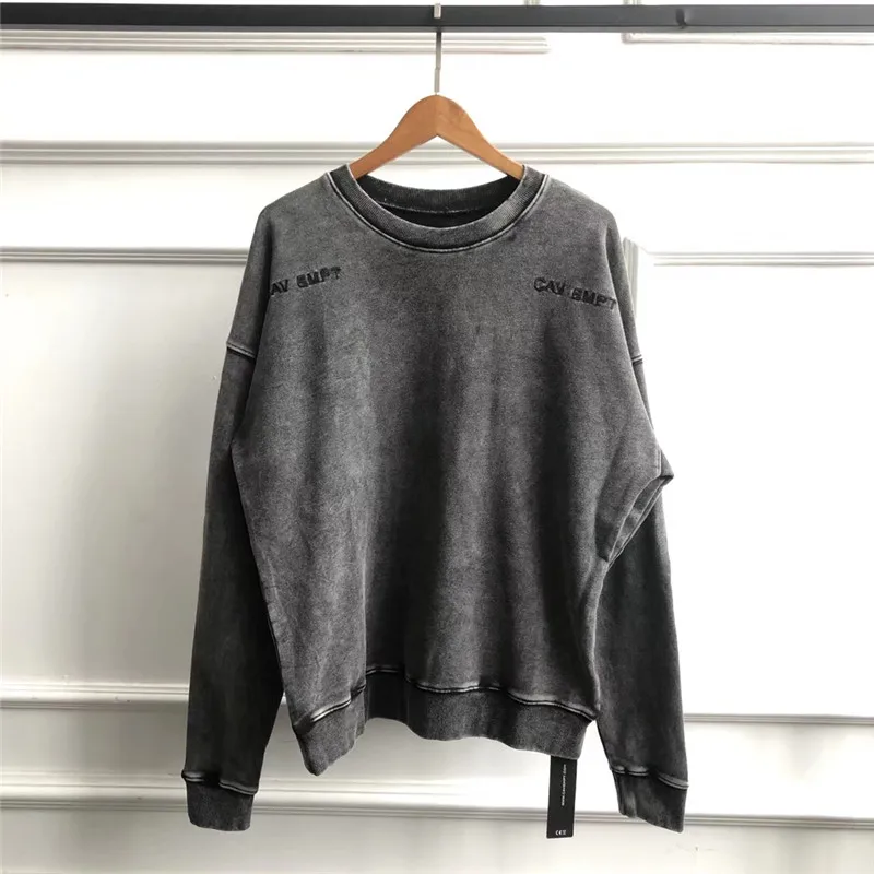 8 Синяя лента, CAV, EMPT C. E19AW, худи с капюшоном, Ретро стиль, стирается, для пожилых мужчин и женщин, 1:1, высокое качество, CAV, Empt, CAV, EMP, толстовка с капюшоном - Цвет: 8