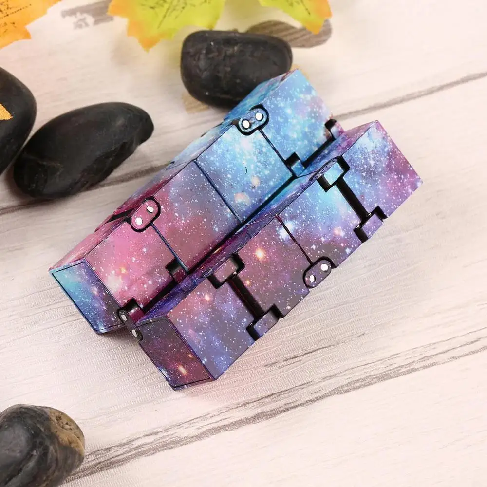 Модная настольная игра игрушка волшебный куб бесконечности мини-игрушка на