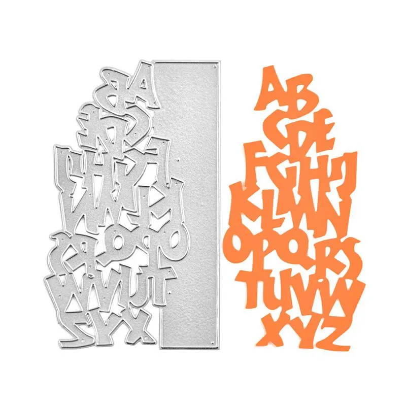 DiyArts письмо фоновое украшение металлические резные штампы Рождественская