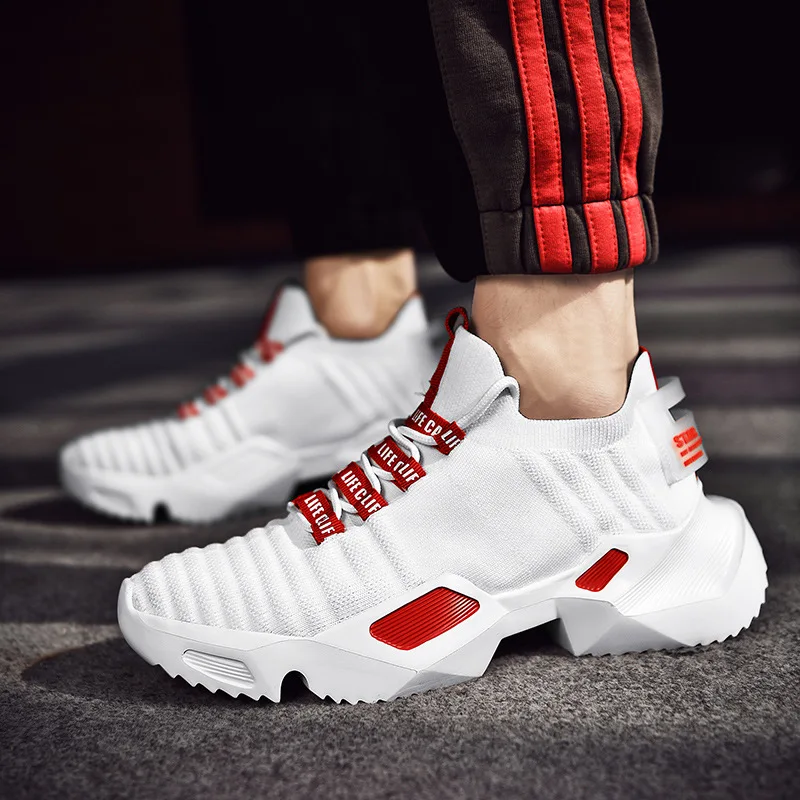 Мужская обувь белые черные красные смешанные цвета для мужчин повседневная