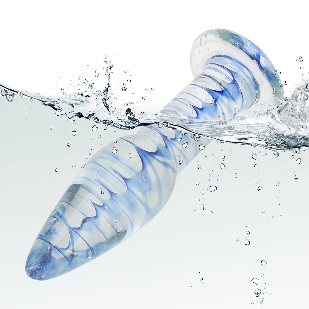 OLO Adult Products Sex toys for Women Transparent Butt plug Female Masturbation Crystal Dildo Glass Anal Plug | Красота и здоровье