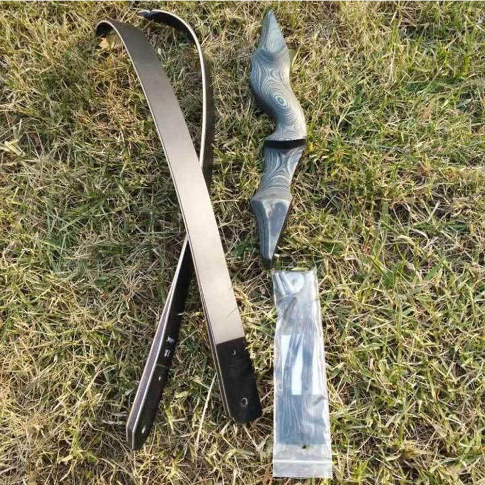 

60inch 40-50lbs Archery Recurve Bow Left Right Hand Glassfiber Sheet Lamination Process Longbow for Hunting Shooting Training