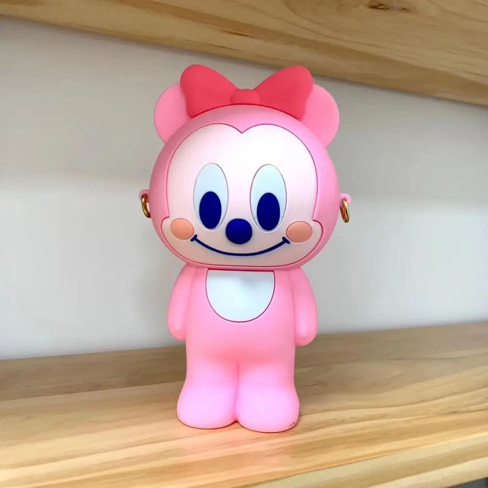 Силиконовые Большие Kawaii пеналы для карандашей многофункциональная косметичка канцелярские ручки сумки для хранения пенал школьные принадлежности для студентов - Цвет: PINK DOLL