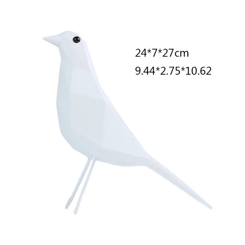 

2021 New Realistic Artificial Bird Resin Crafts Ornaments Fake Birds Home Wedding Party Decor