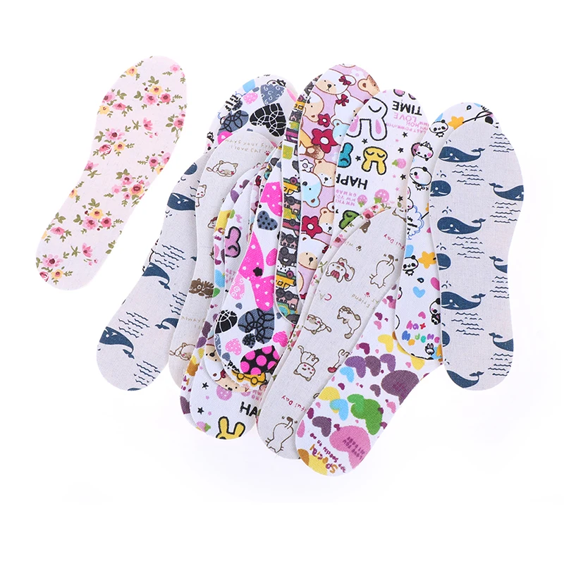 

USHINE EU26-36, Детские стельки из пены с эффектом памяти, Удобные стельки на подушке для мальчиков и девочек, милые Мультяшные стельки, Дышащие ст...