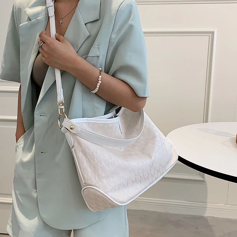 Women Tote Bags Denim Large Shoulder Bag High Quality Crossbody Bag Vintage Letter Pattern Satchels Female Packs