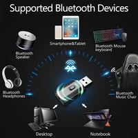 car bluetooth 5 0 adapter usb wireless transmitter receiver music audio for pc tv car hands free 3 5mm aux adaptador