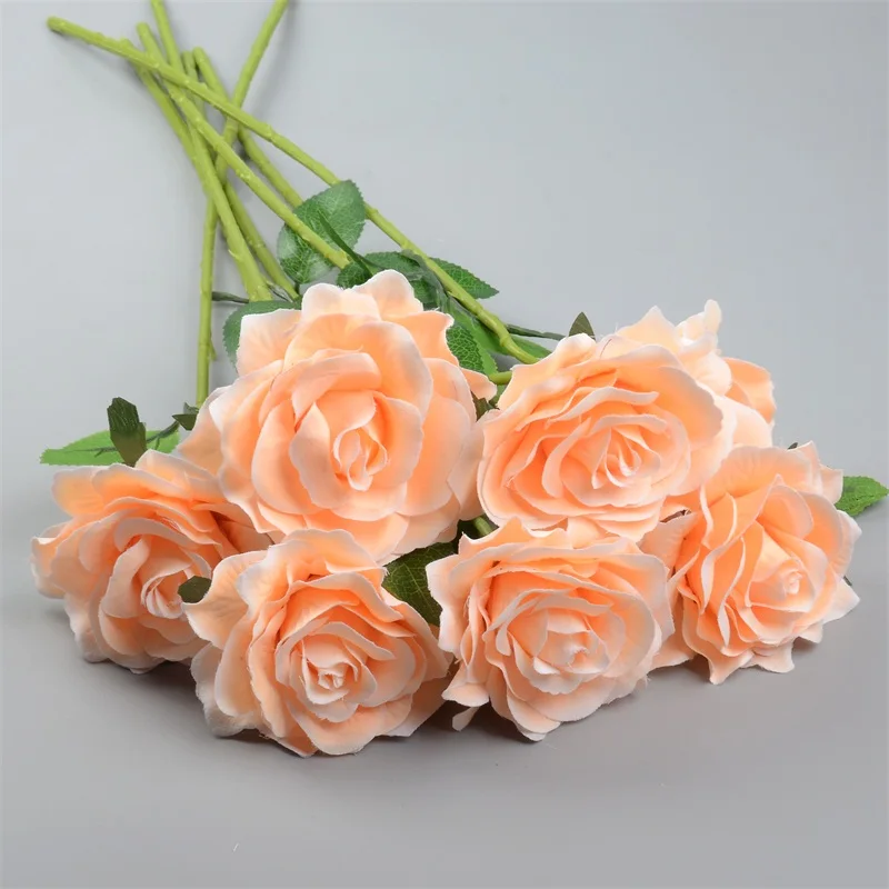 Цветы искусственные шелковые 10 см 1 шт. | Дом и сад