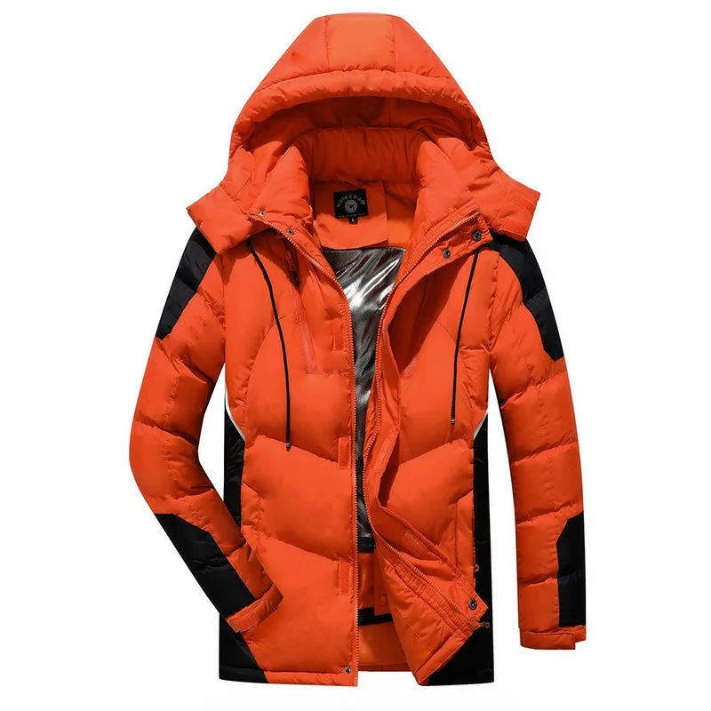 Men Winter Warm Thick Long Parkas Men 2022 New Waterproof Hooded Parkas Jacket Coat Men Autumn Outwear Fashion Casual Parkas Men