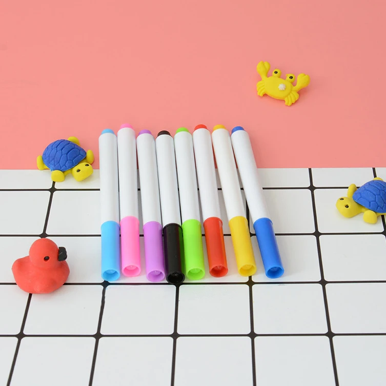 Маркеры для белой доски 8 шт./лот школьные акварельные ручки ручка с тонким