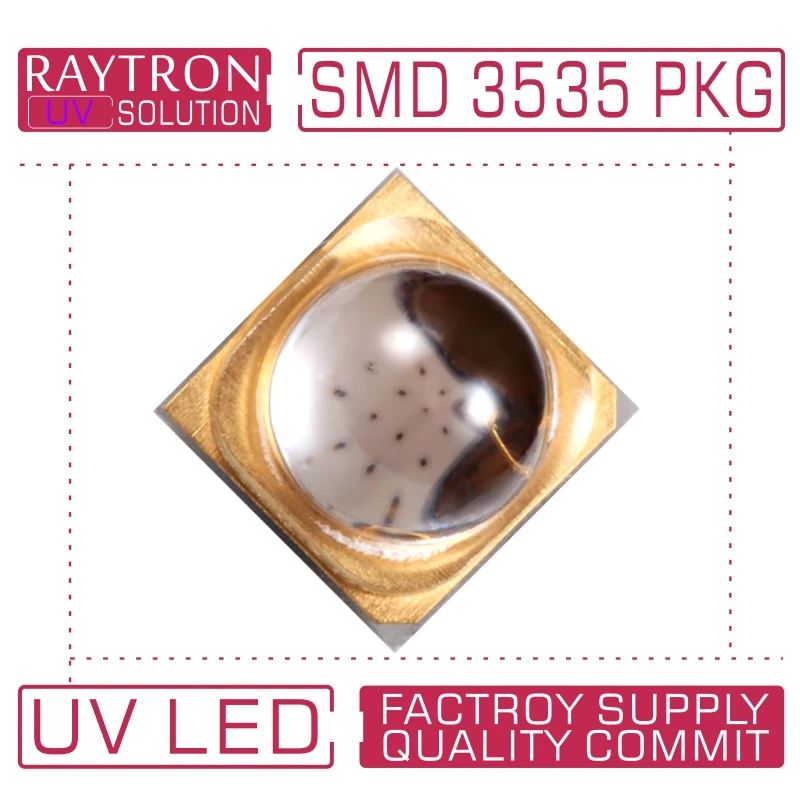 Заводская поставка 3 5x3 5 мм высокая мощность и Вт отверждение чернил стерилизация