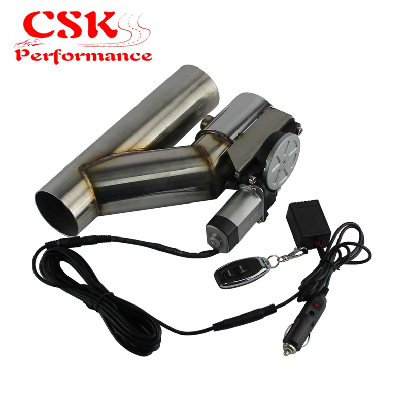 3 &quot76 мм Электрический выхлоп Catback Downpipe отключение клапан система Комплект