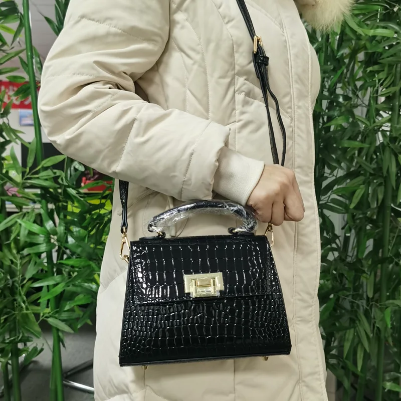new crocodile tote bag women luxury brand designer tote bag women elegant purse handbag hot welcome free global shipping