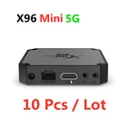 10 шт.партия, мини-ТВ-приставка X96, android 9, Amlogic S905W4, 4k, X96mini