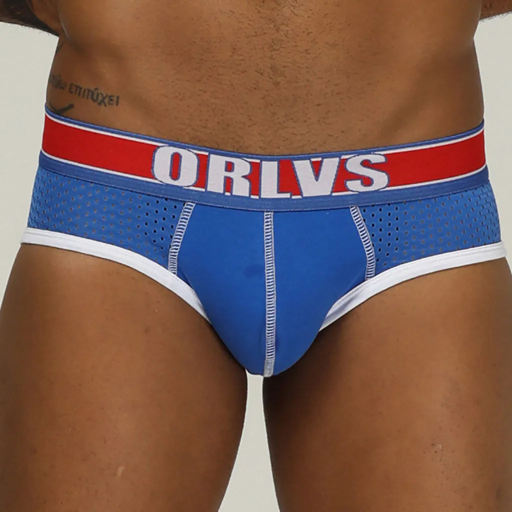 Новый стиль мужское нижнее белье сексуальные мужские трусы хлопковые дышащие