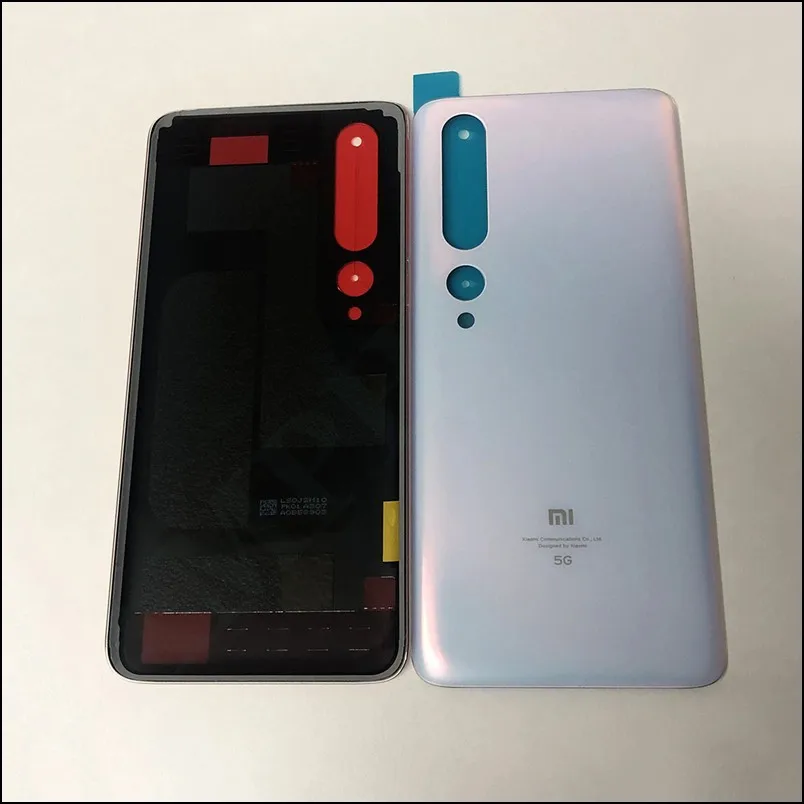 original glass for xiaomi m10 pro battery cover case spare parts for xiaomi m10 mi 10 battery back cover door phone housing case free global shipping