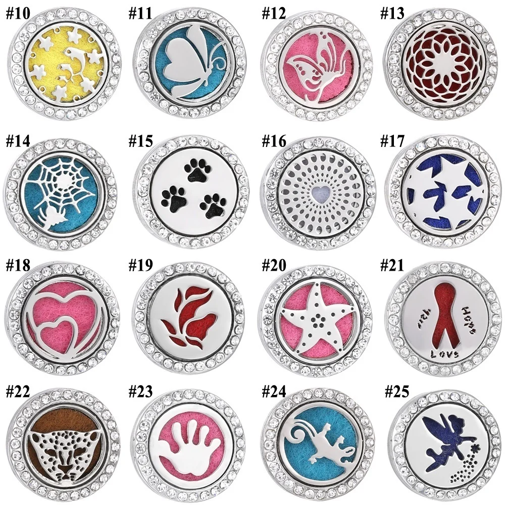 Новый ароматерапия 18 мм оснастки кнопки духи медальон Магнитная Нержавеющая