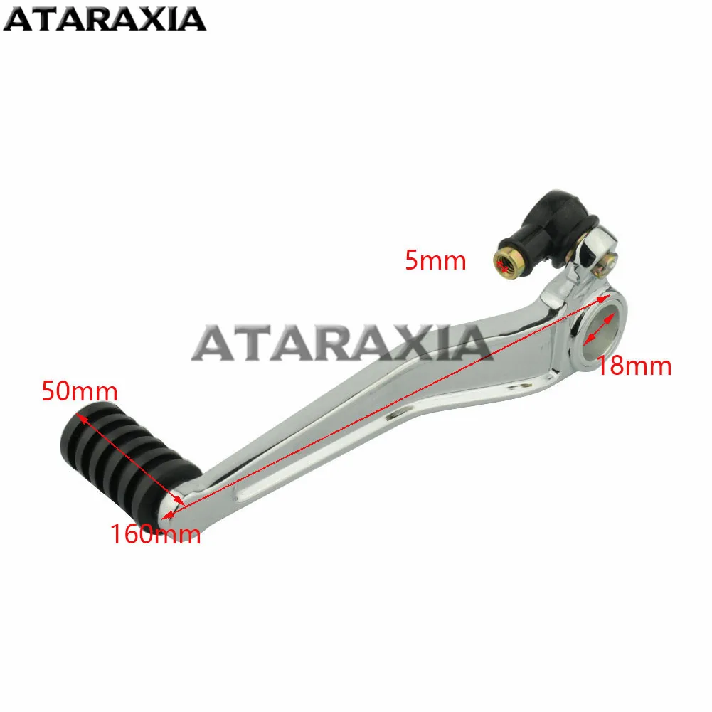 Черная Алюминиевая задняя складная педаль переключения передач для Мотоцикла