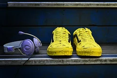 Обувь для скейтбординга Vans Old Skool желтые кроссовки унисекс спортивная обувь с